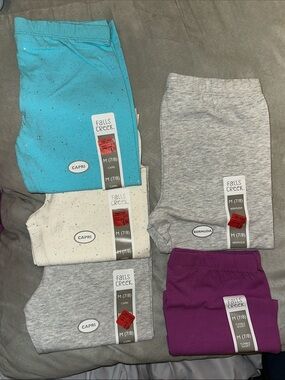 Falls Creek Girls' Shorts & Capris - Turquoise, Gray, White, Purple